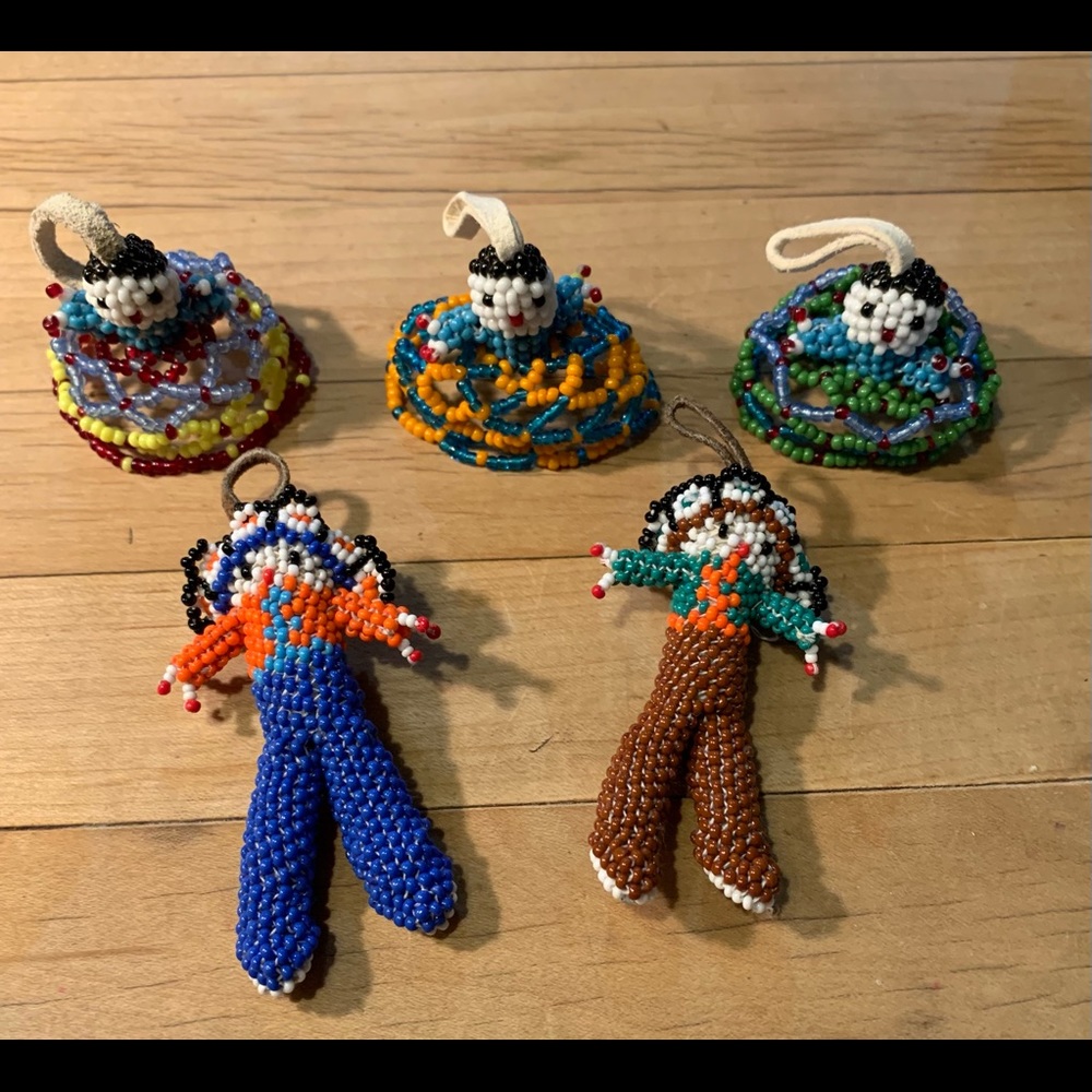 Colorful Mexican Beaded Ornaments